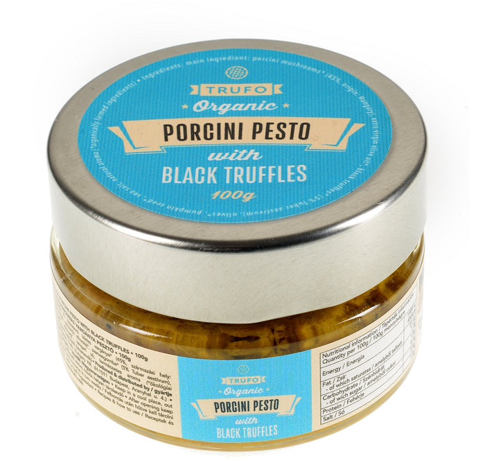Organic Porcini Pesto with Black Truffles 100g